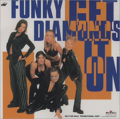 ファンキー・ダイアモンズ「恋にゲット・イット・オン」プロモ Funky Diamonds Get It On Japanese CD single (CD5 / 5
